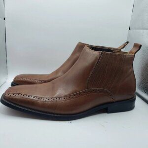 STACY ADAMS RAYFORD MENS CHUKKA BOOTS SIZE 10M TAN HAVANE BROWN COLOR EUC